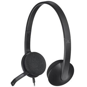 Logitech H340 USB Connector Supra-aural Headset